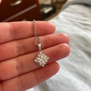 Faux Diamond Necklace